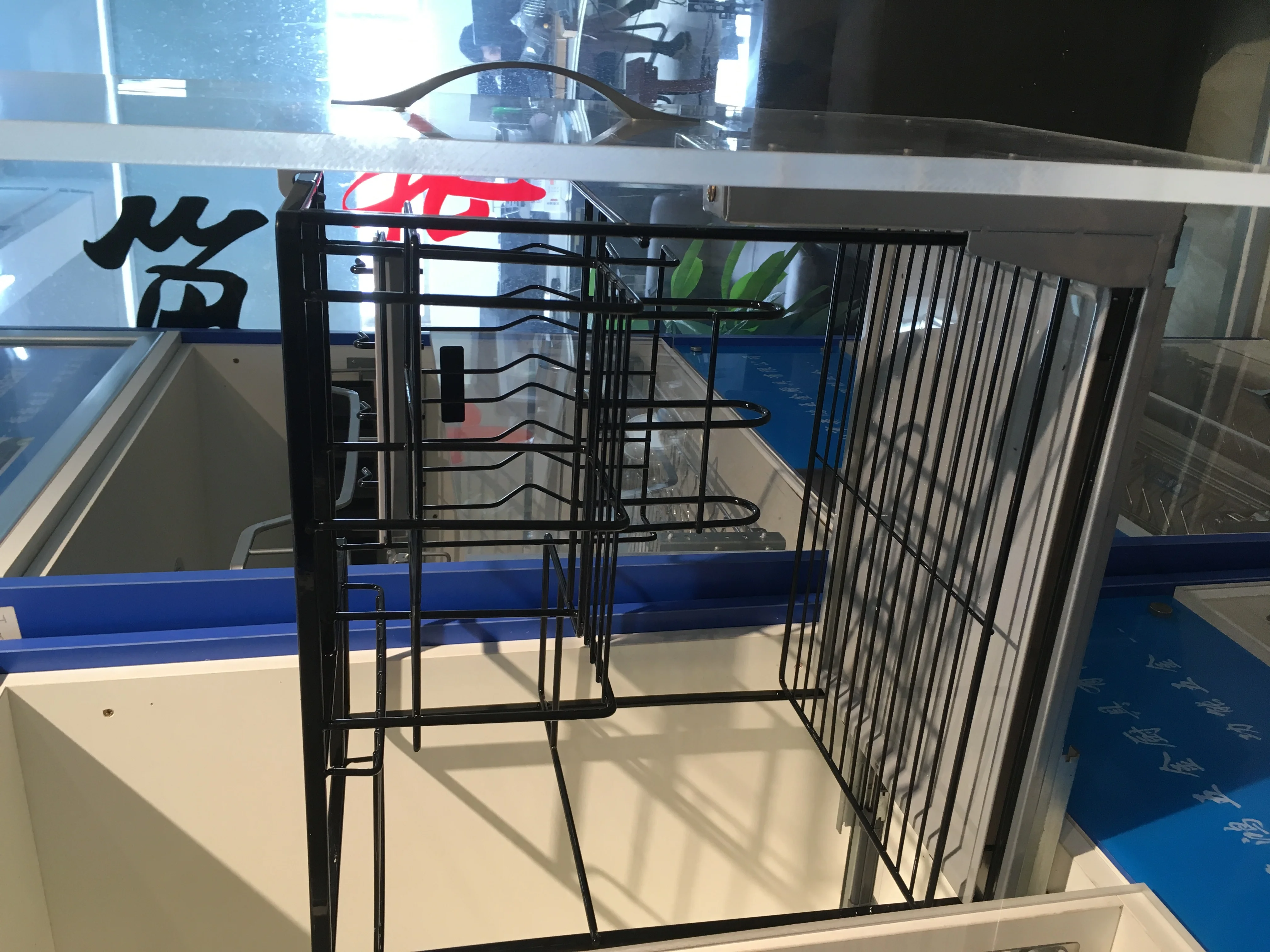 Nano Powder Coating Steel Cutlery Tableware Kitchen Cabinet Accessories Wire Basket Pull Out Pull-out Pullout Basket for storage