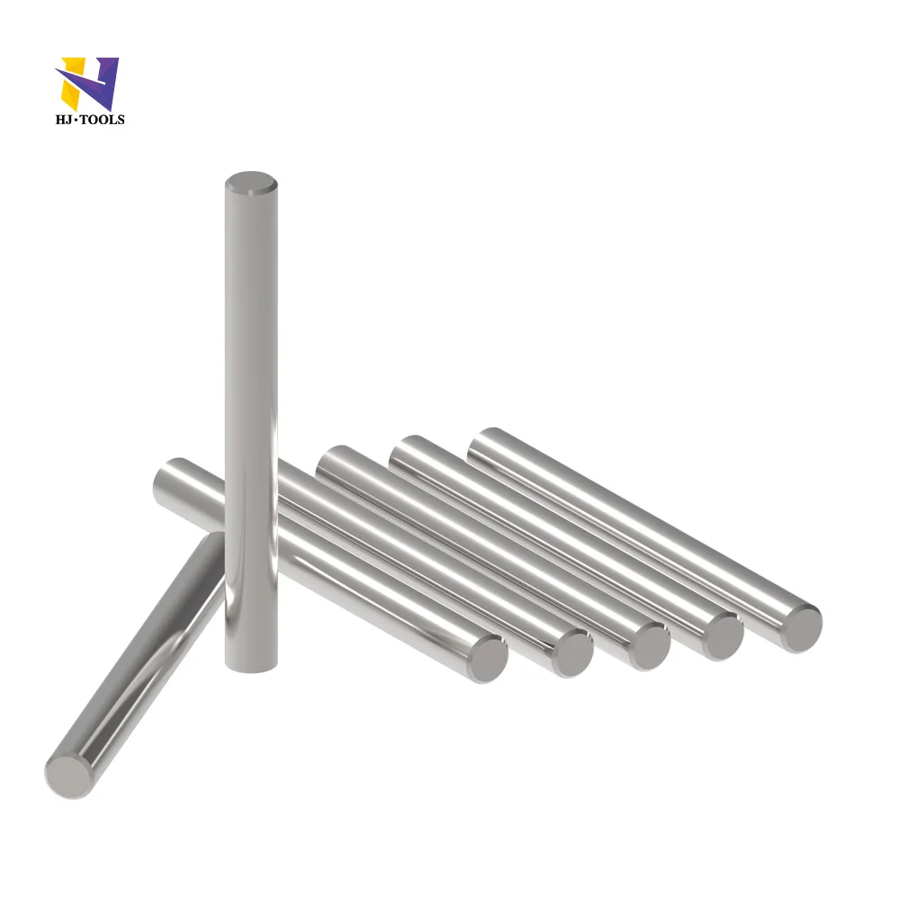 Manufacturer Raw material T09NF Cemented Tungsten Carbide Rods Ground Rods With Chamfer for Graphite, Carbon Fiber