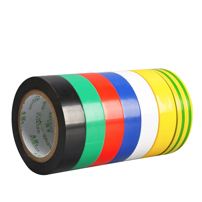 Shiny Water Proof Black Wire Liquid Waterproof Self Adhesive Custom Printed Vinyl Pvc Insulation Electric Electrical Tape