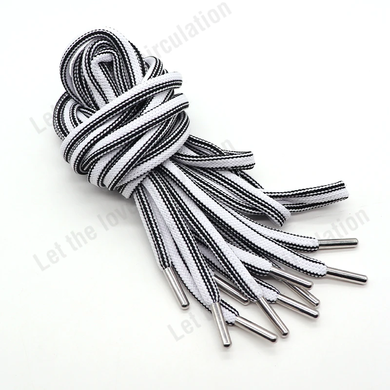 Customize hoodie strings Cord with metal ends for hoodie/shoes/garment Polyester cotton Cord String Woven Multi-function Rope