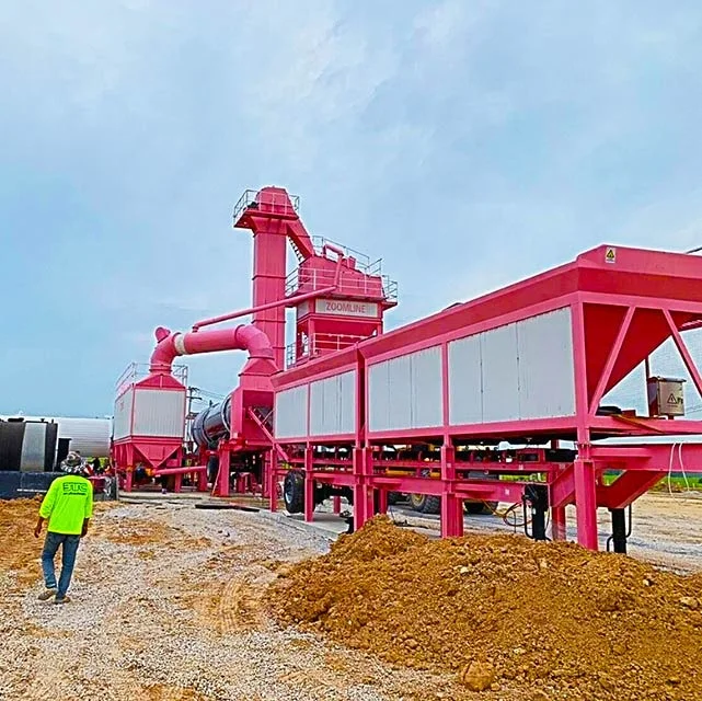 Road Equipment 120T/H Mobile Asphalt Mixing Plant Price