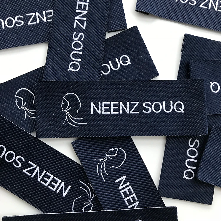 Индивидуальная Личная Роскошная одежда, одежда, дамасская тканая этикетка, этикетка для производителя одежды