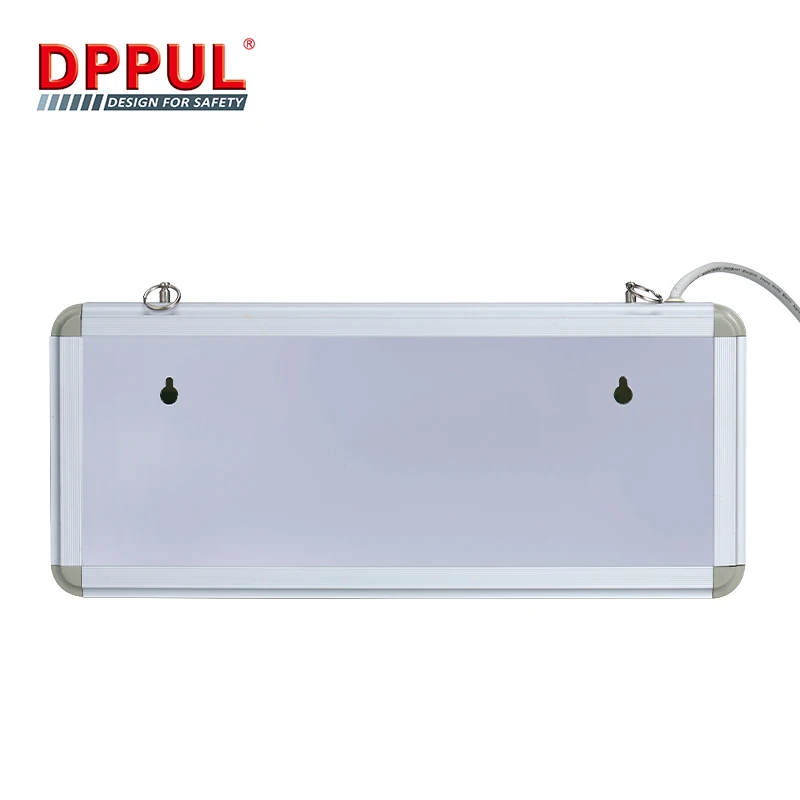 Зеленый аварийный светодиодный светильник IP20, знак пожарного выхода, светодиодный светильник для выхода с перезаряжаемой батареей