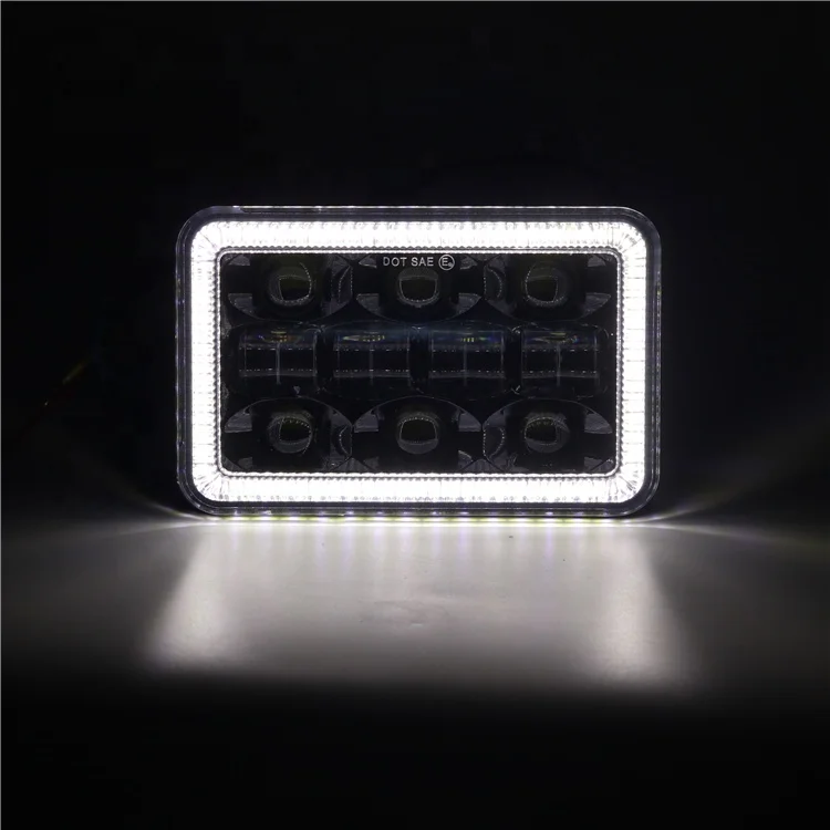 Best Selling 54w 12v 24v Led Car Headlights Bulb 4x6 Led Head lamp For Peterbilt Kenworth For Freightliner