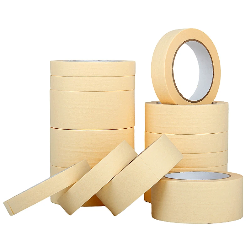 Labeling DIY Crafting Decoration Automotive Crepe Paper Masking Tape For Painting