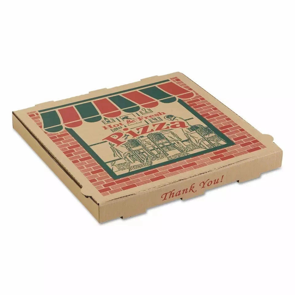 custom factory directly all kinds of shapes corrugated pizza box takeaway pizza box with your own logo and color