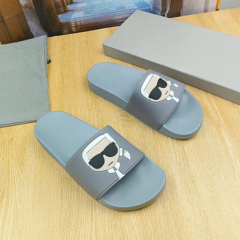 Africa hot selling women shoes round toe branded design slippers flat sides for ladies