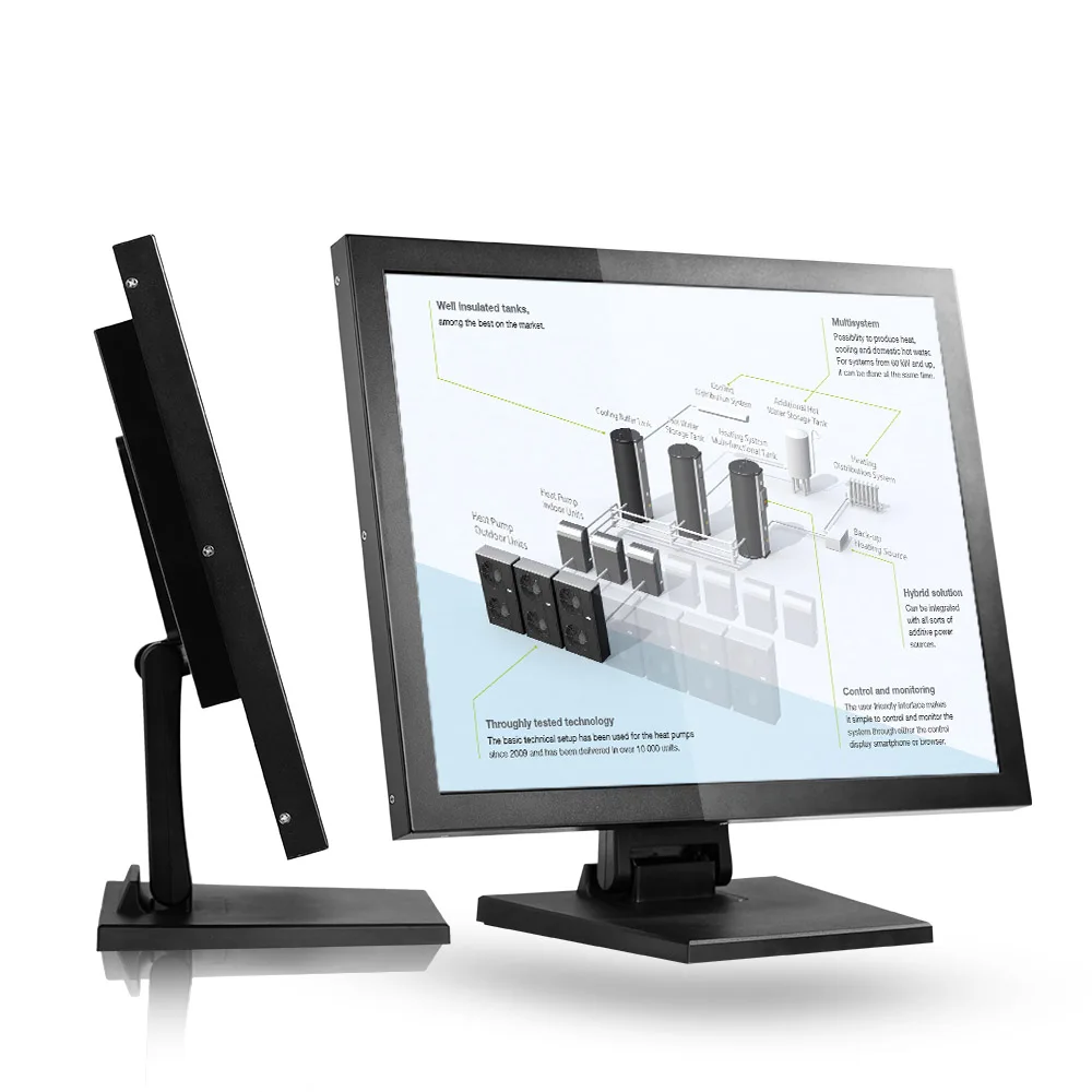 19 Inch Monitor Touch Screen  ATM  TFT LCD resistive Touch Screen Monitor IP65 Screen panel Touch Eink Display monitor