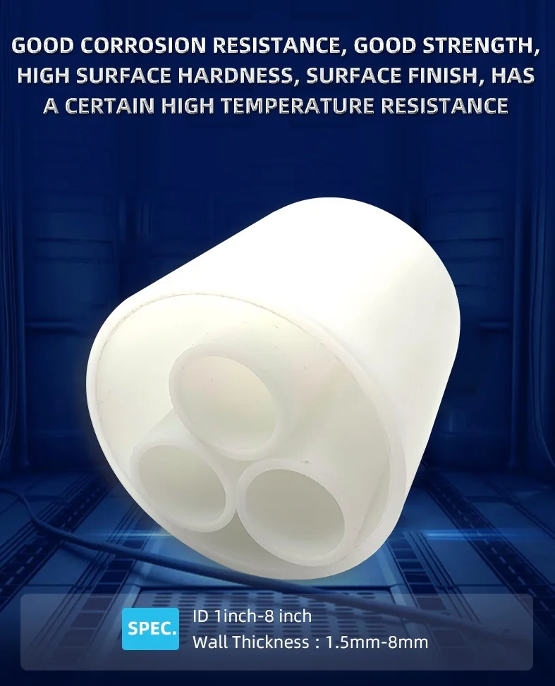 China Factory 1 Inch 1.5 Inch 2 Inch 3 Inch Extrusion Pp Pe Plastic Core Tube Pipe For Film Tape Paper Roll Shrink Packing