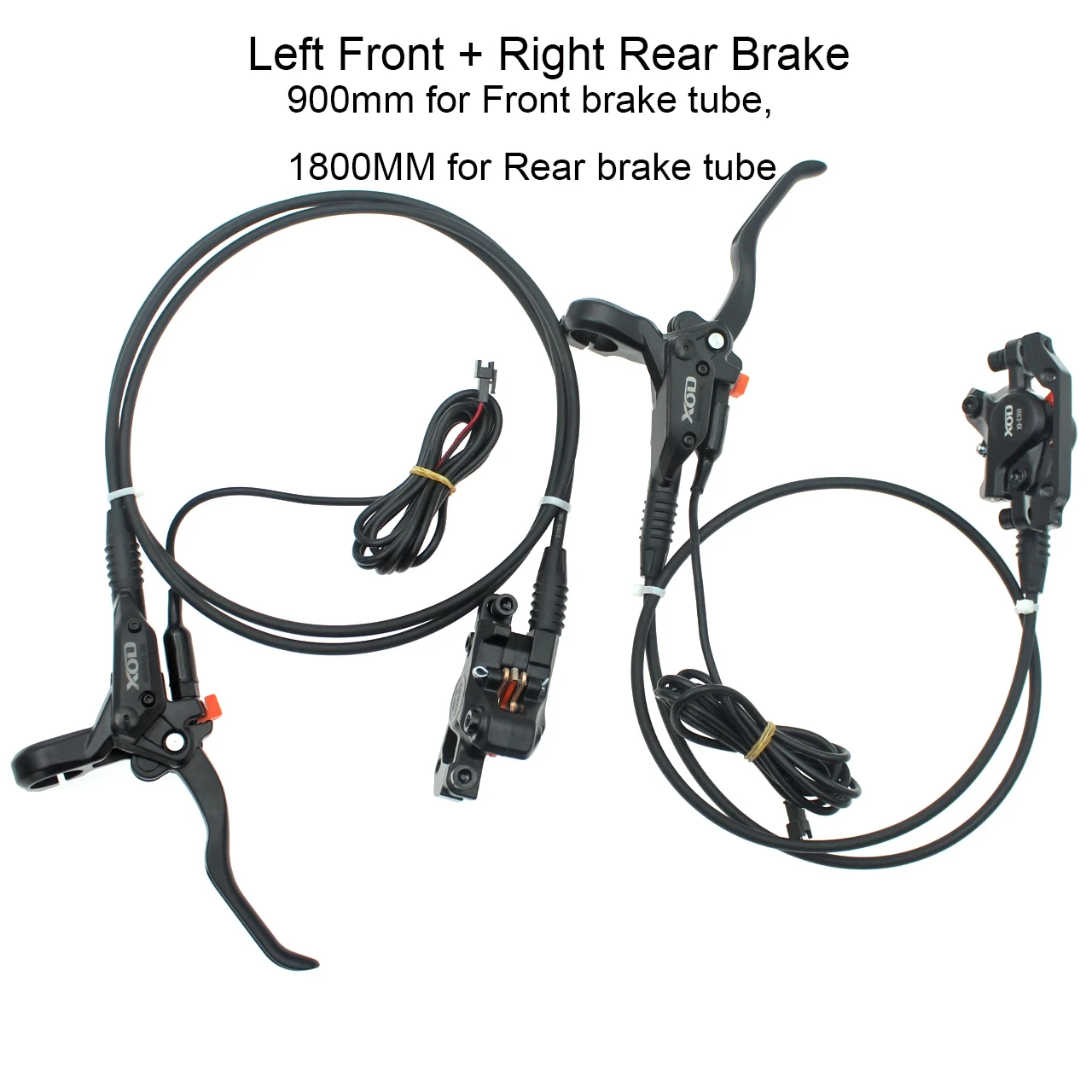 XOD E-Bike Electric Folding Bicycle MTB Hydraulic Disc Brake Power Off for Driving Oil Disc Brake of Bicycle Brake Caliper Parts