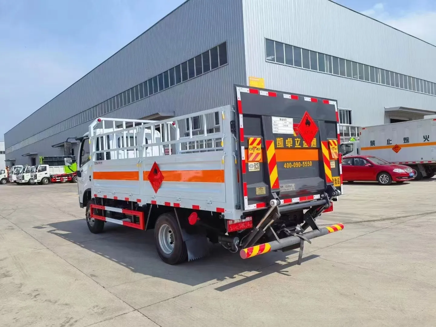 4 тонны 5 тонн грузовой забор грузовик DONGFENG 4x2 опасные