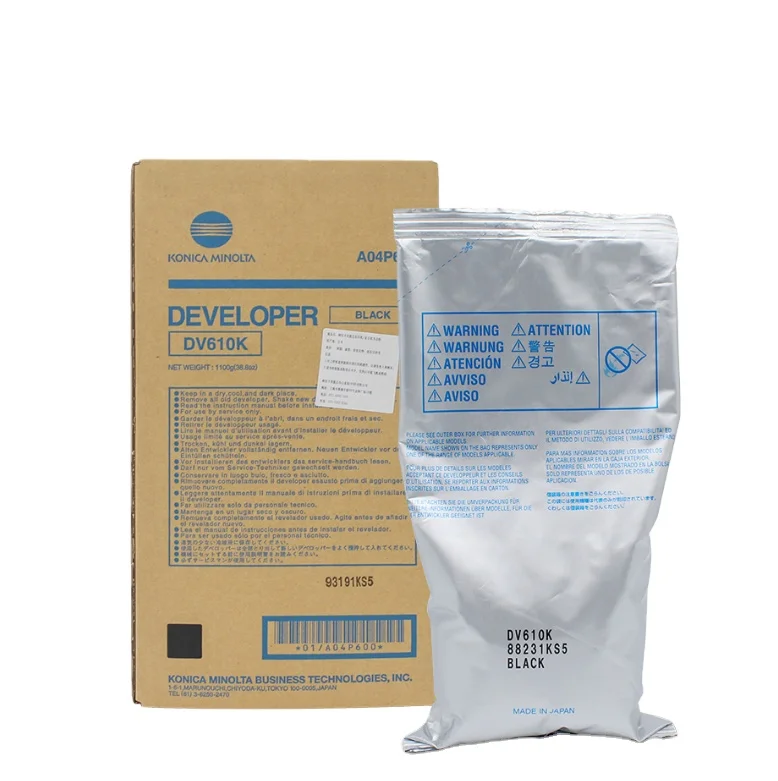 DV610 Original Koncia Minolta Developer For Bizhub C5500 C6500 C5501 C6501 C6000 C7000 copier