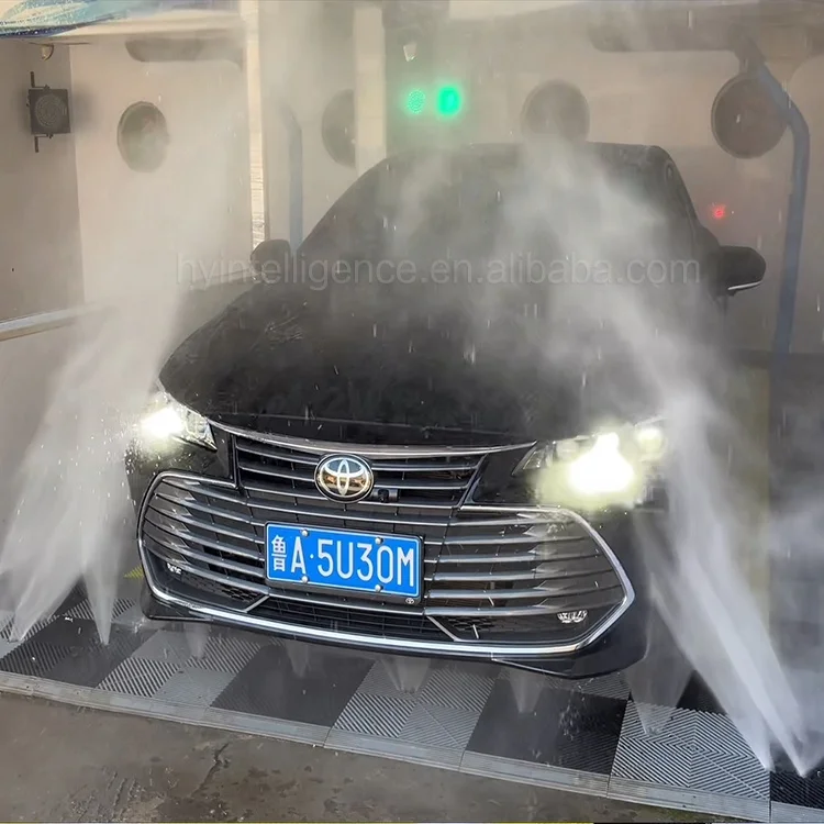China factory new advanced washing car wash machine touch self service with colorful shampoo and four air dryer