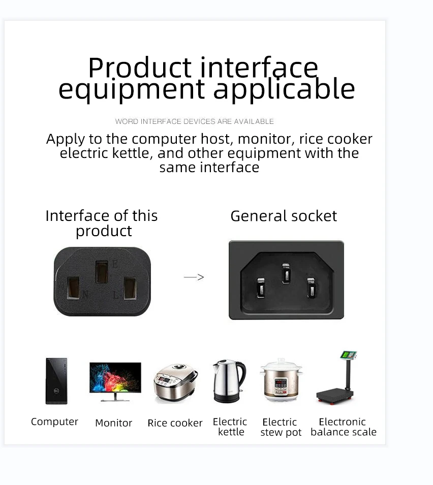 1.2m 1.5m 1.8m High Quality 2 Pin Ac Europe Power Plug Cable Wholesale Eu Ac Power Cord For Laptop Desktop Computer Power