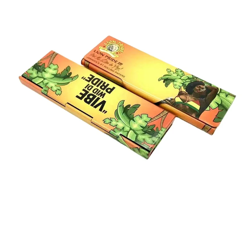 Smoking Rolling Paper Tinplate Recyclable Metal Case Custom Artwork Tobacco Cigarette Tin Container Packaging