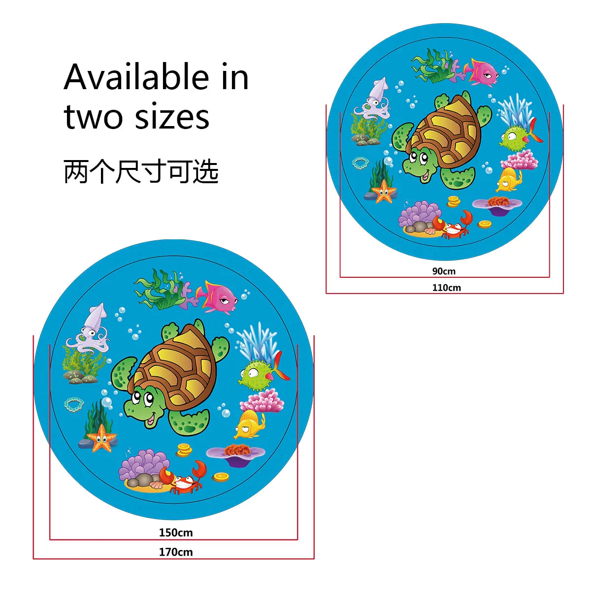 Надувной коврик для игр на открытом воздухе, мат для распыления водяной черепахи, детский игровой коврик для воды, распродажа, коврик для распылителя