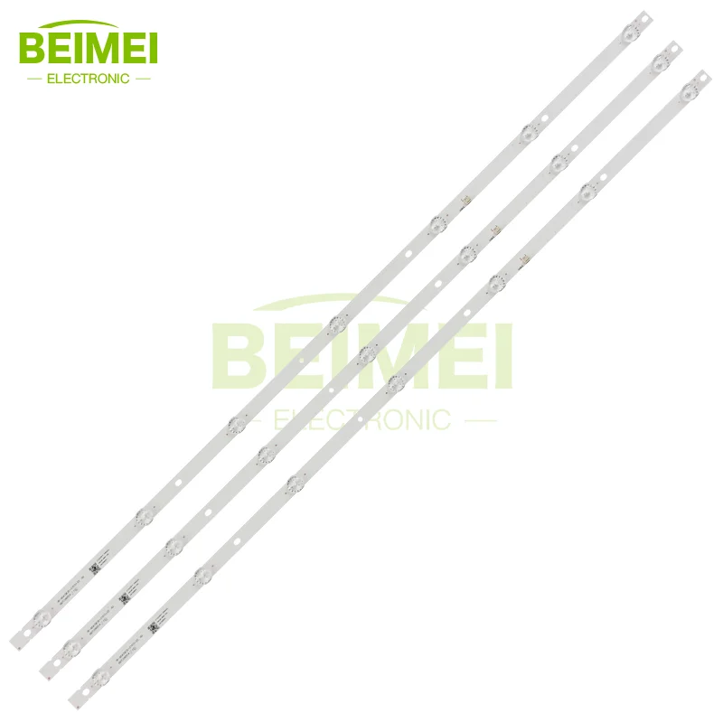 TV LED Backlight Strips RF-BS430E30-0701S-03 for HYUNDAI H-LED43ES5004 3pieces/set 7LED 6V TV backlight strip