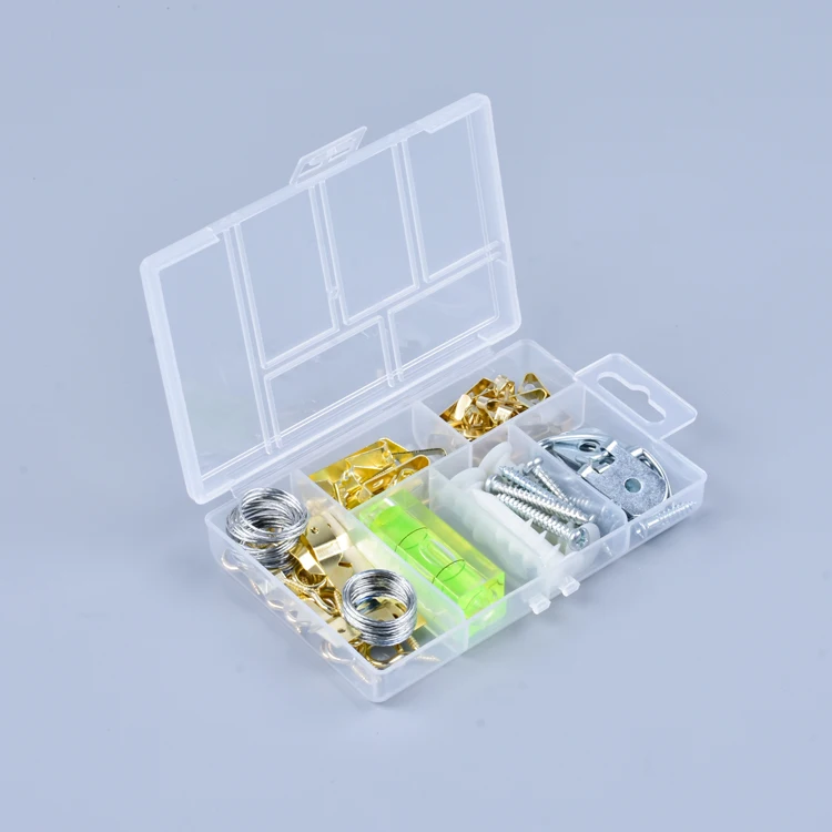 shanfeng 6 compartment plastic hardware organizer storage box