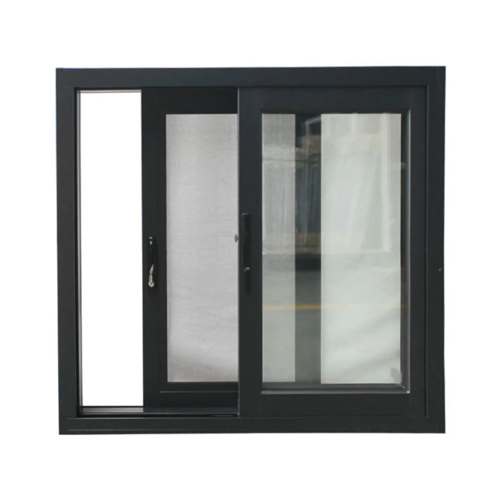 Cheap price Modern grill design aluminium sliding window