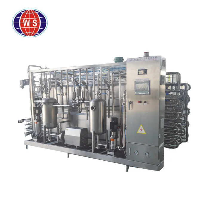 Stainless Steel High Efficiency Plate Aseptic Milk Uht Sterilization Machine