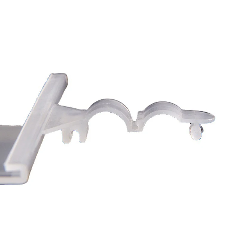 Pack of 30 Plastic Label Holders Transparent Price Tag Holder Plastic Shelf Label Holder for Wire Shelves for Price Label