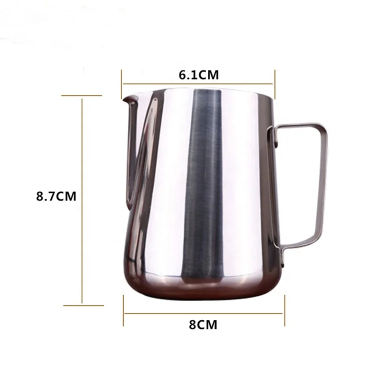 Stainless Steel Milk Frother Coffee Milk Pitcher Milk Jug