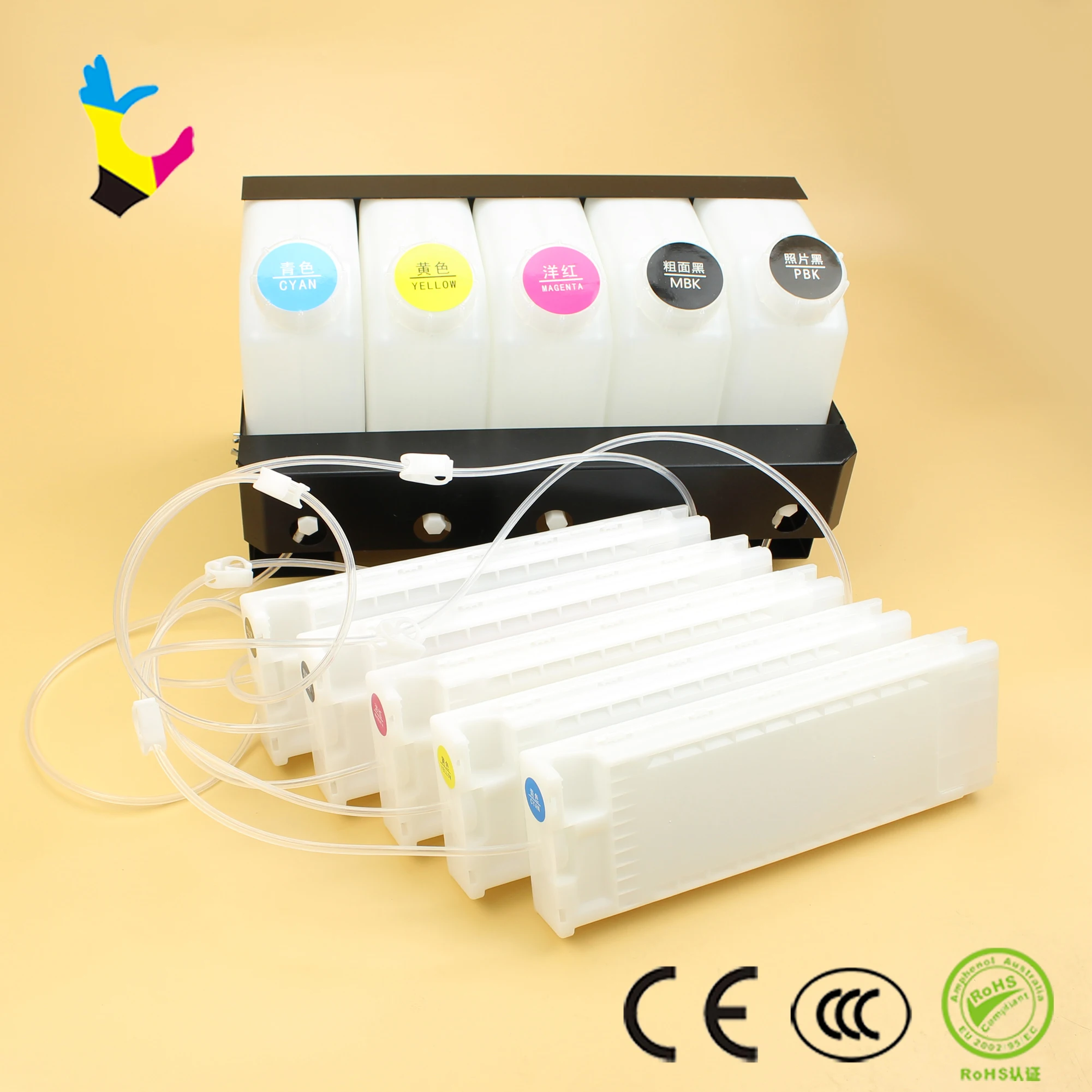 2021 Новый CISS для Epson T3200 T5200 T7200 T3270 T5270 T7270 T3000 T5000 T7000 T3070 T5070 T7070 Система непрерывной подачи
