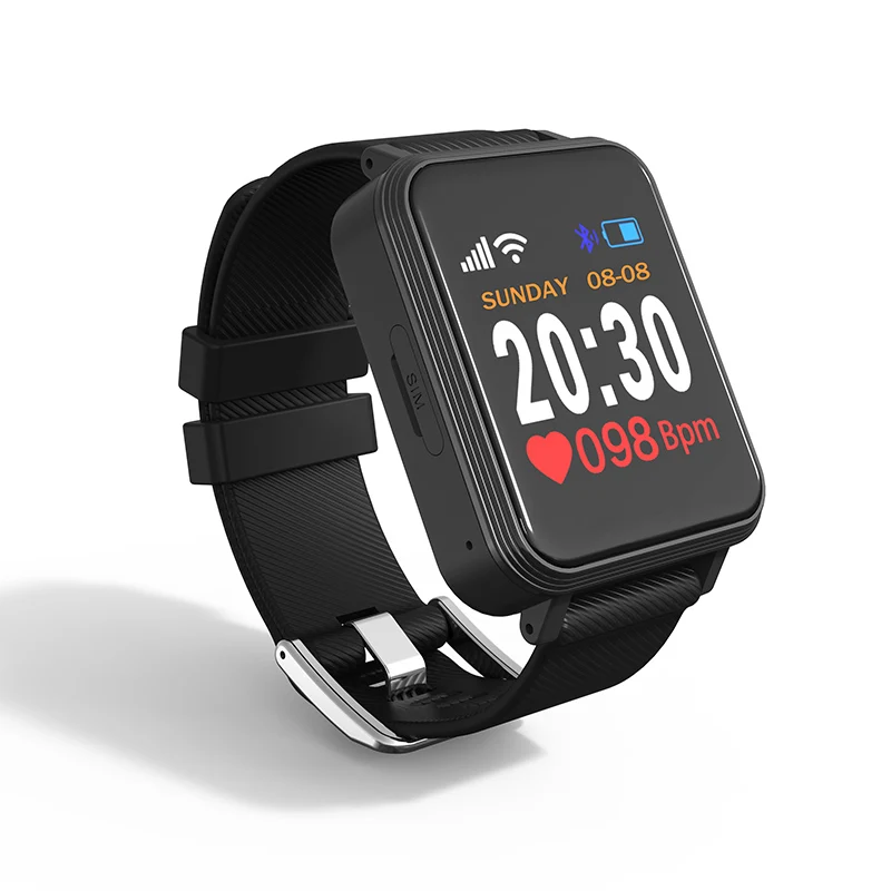 2022 new free SDK API waterproof LTE 4g sos gps adult watch 4g watch for elderly