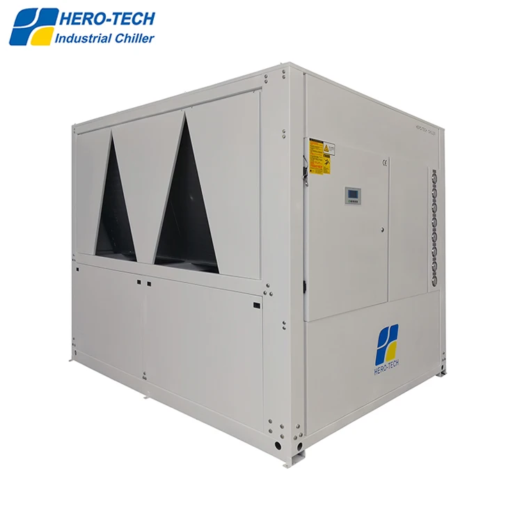 50hp low consumption CE standard air cooled 150kw cooling capacity water chiller