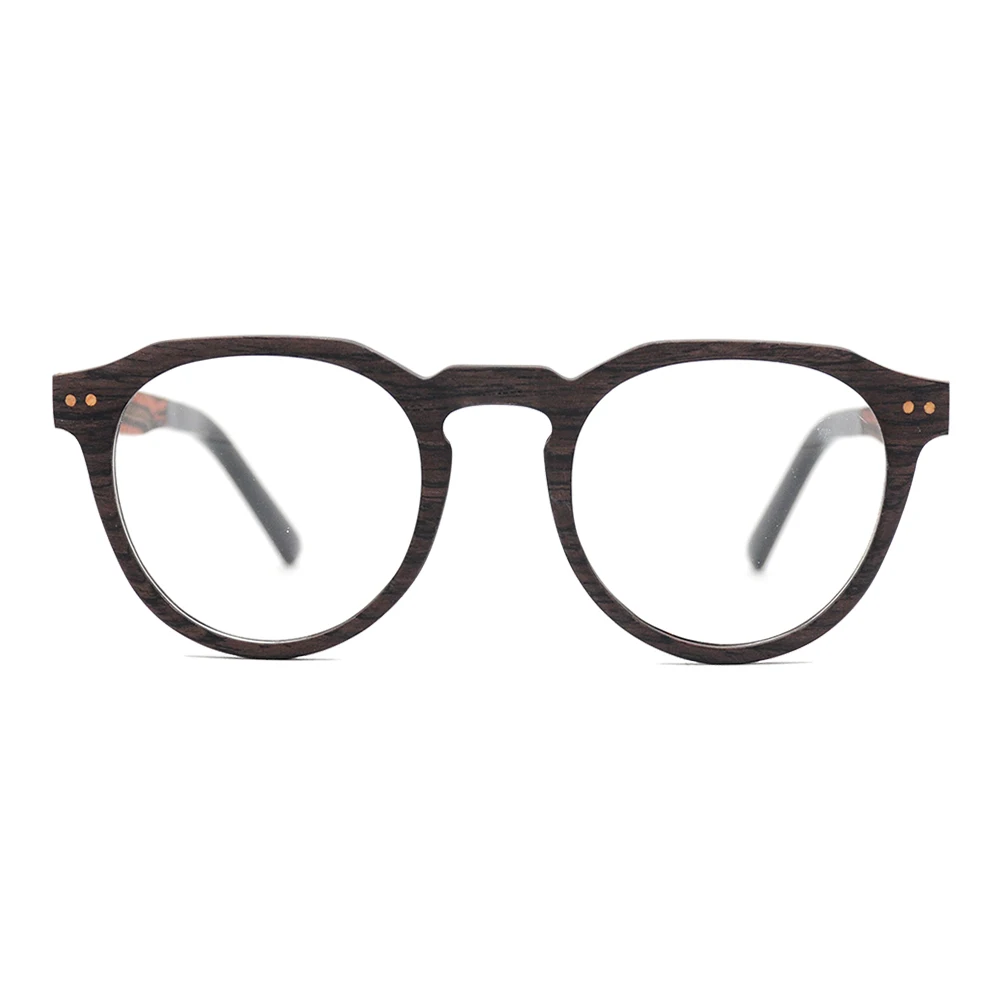 Designer fashion wooden optical frames handmade wood eyeglasses custom logo