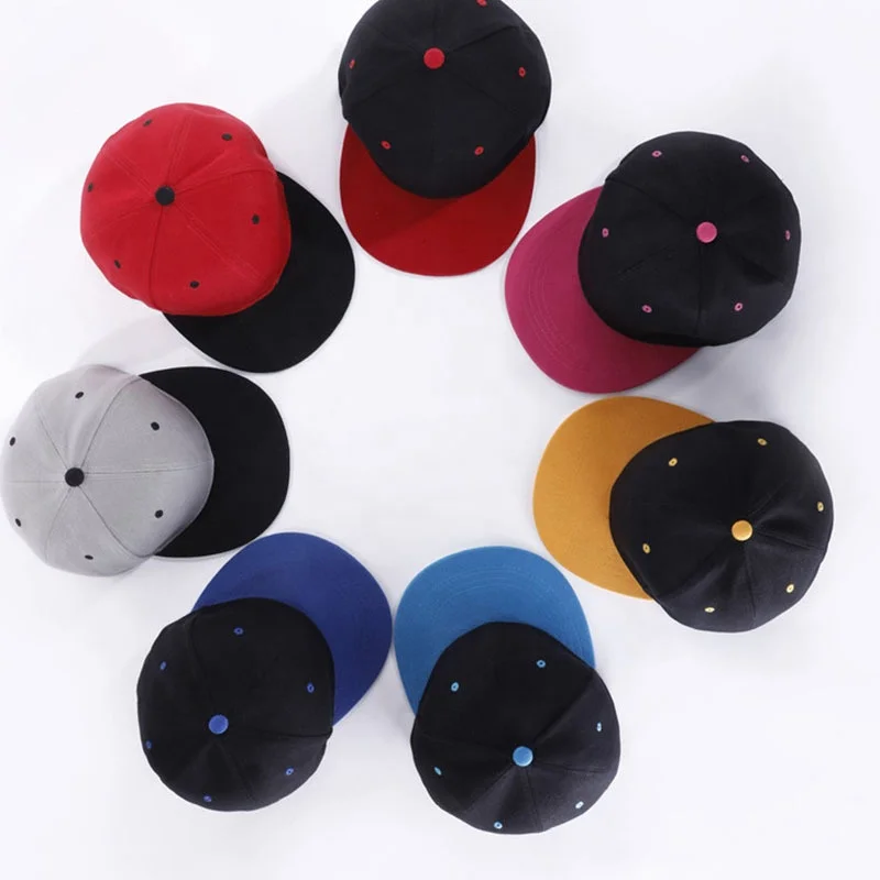 WD-A91  Custom Cotton Gorra Golf Hats Snapback Cap Hip Hop Plain Manufacturer