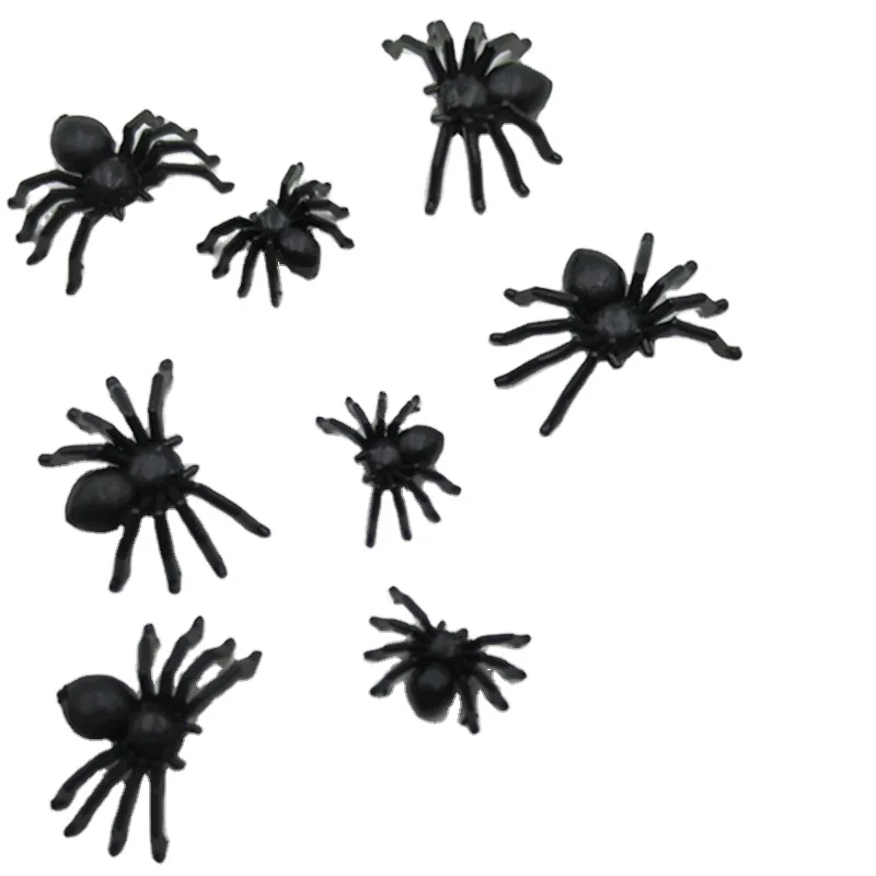 Halloween Realistic Plastic Spider Toys Halloween Prank Props Small Size Funny Halloween Decorations