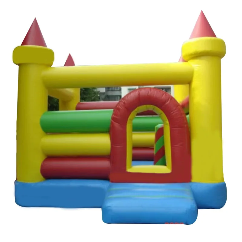 Commercial sports games amusement inflatable bounce house jumping castle bouncer dry slide jumper combo