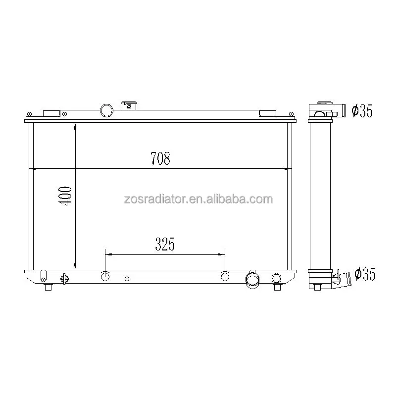 Aluminum Radiator For Toyota Corolla AE92 AE93 4AGE / Holden Nova LE LF 1989-1994 For Manual 3ROW