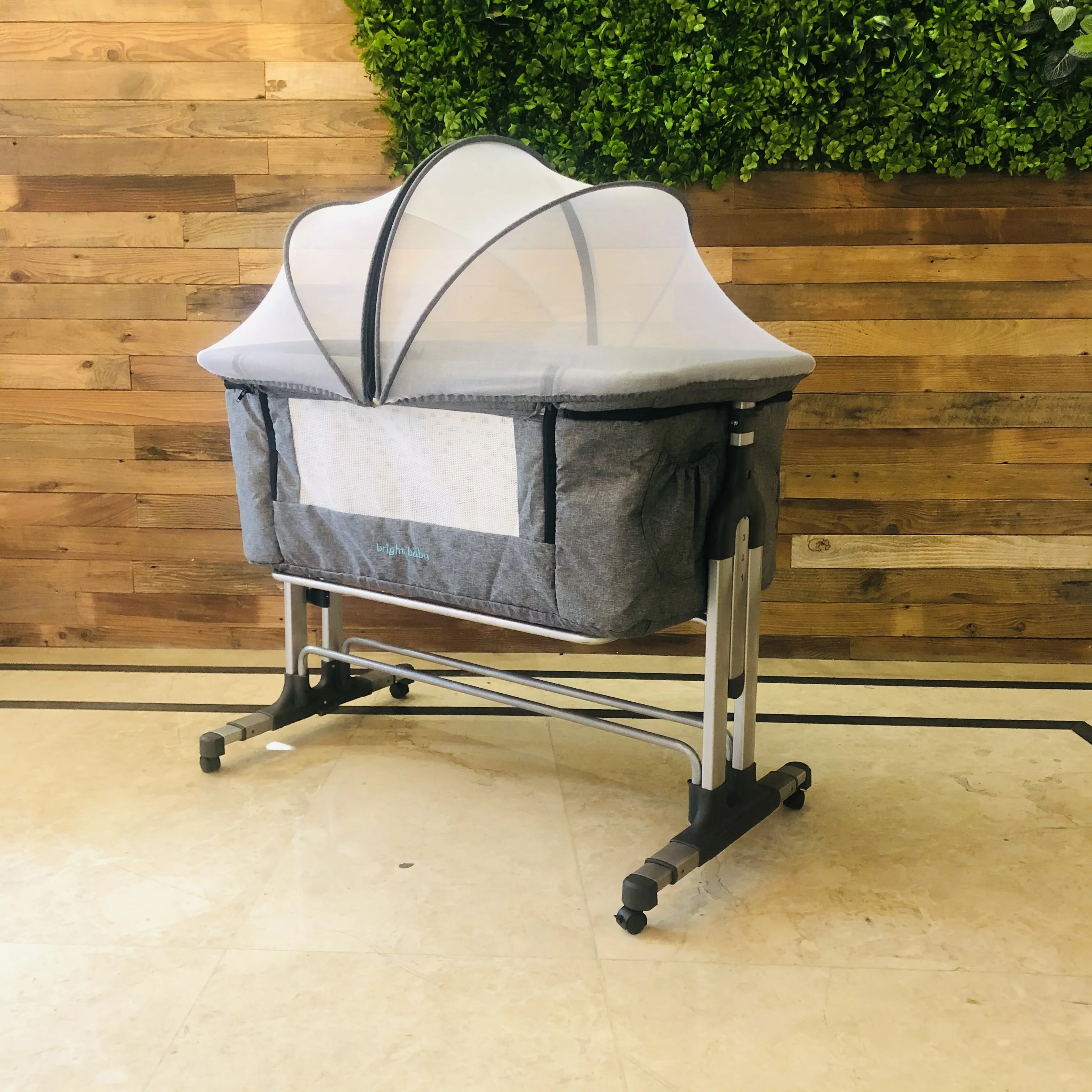 Складные детские кроватки 3 в 1 Brightbebe Newbore ко-спальный манеж EN1130/ASTM детская кроватка для