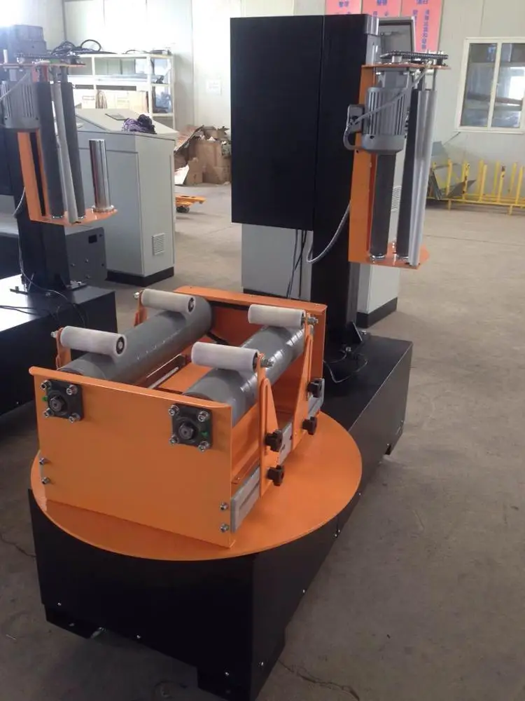 
Newly arrived Wheel tire coil stretch wrapping packing machine with high grade quality and good efficiency 