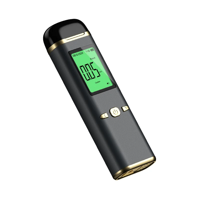 2023 hot sale car breathalyzer for drunk driving alcoholometry portable usb charging alcohol test factory