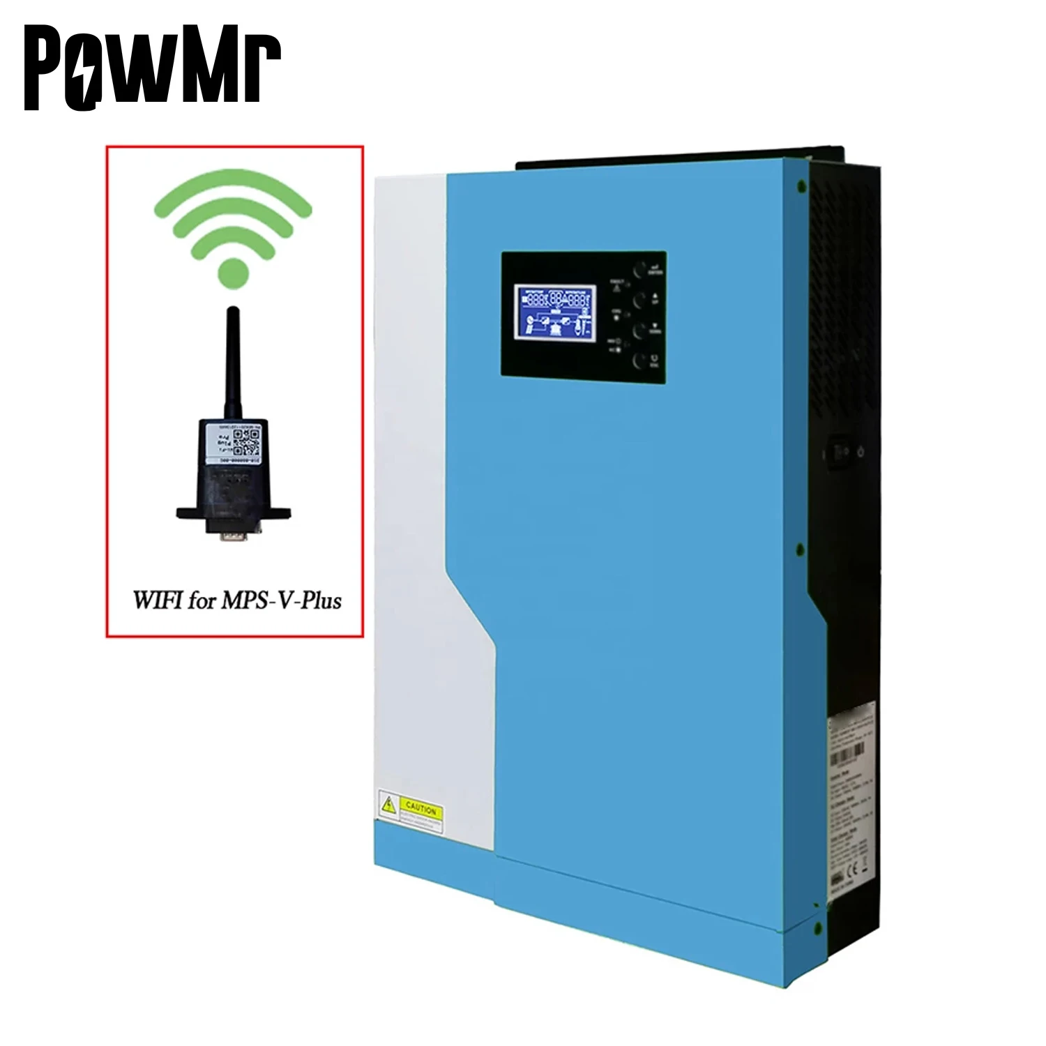 2021 PowMr VM II Plus 3.5KW 5.5KW DC Input120-500VDC Batteryless Solar Inverter Off Grid 5.5KVA MPPT Hybrid Solar Inverter