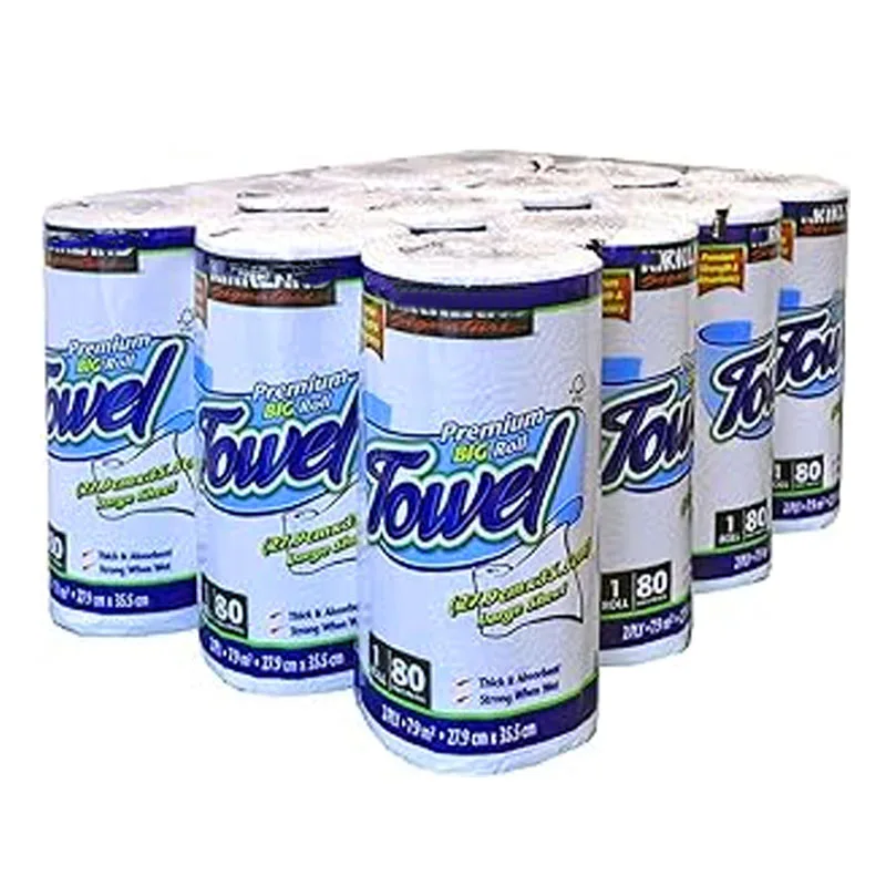 Good quality 100% virgin wood pulp paper tissue towel 3ply 100 sheets paper kitchen towel paper