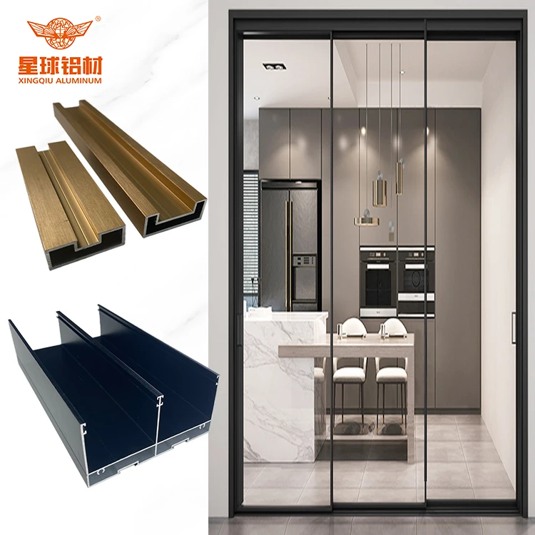 Строительные стальные алюминиевые двери и окна черные рамы для алюминиевого профиля тонкая рама раздвижные