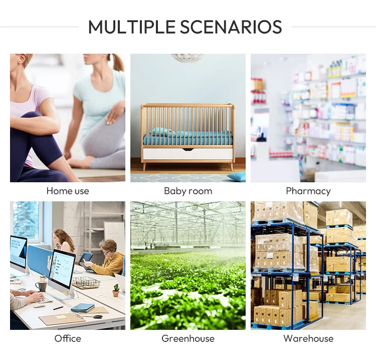 Outdoor Alarm Temperature Humidity Meter LCD Display Digital Thermometer