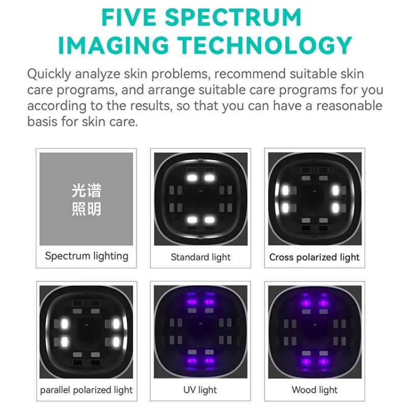 Skin analysis 3D skin analyze skin test Diagnosis System Facial treatment machine OEMODM