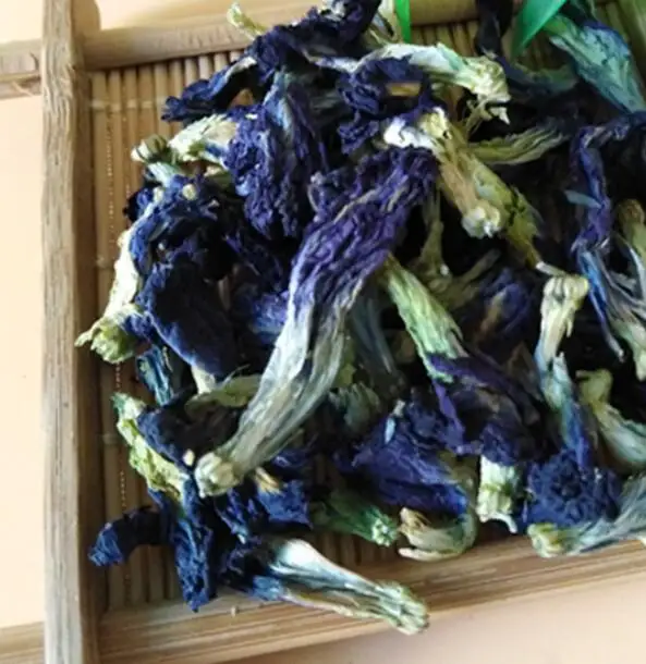 Blue color  tea natural raw Clitoris Ternatea dried flowers