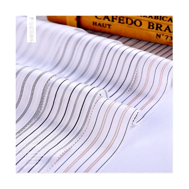 
Factory direct sales high-quality polyester suit lining pocket material with a variety of stripes 