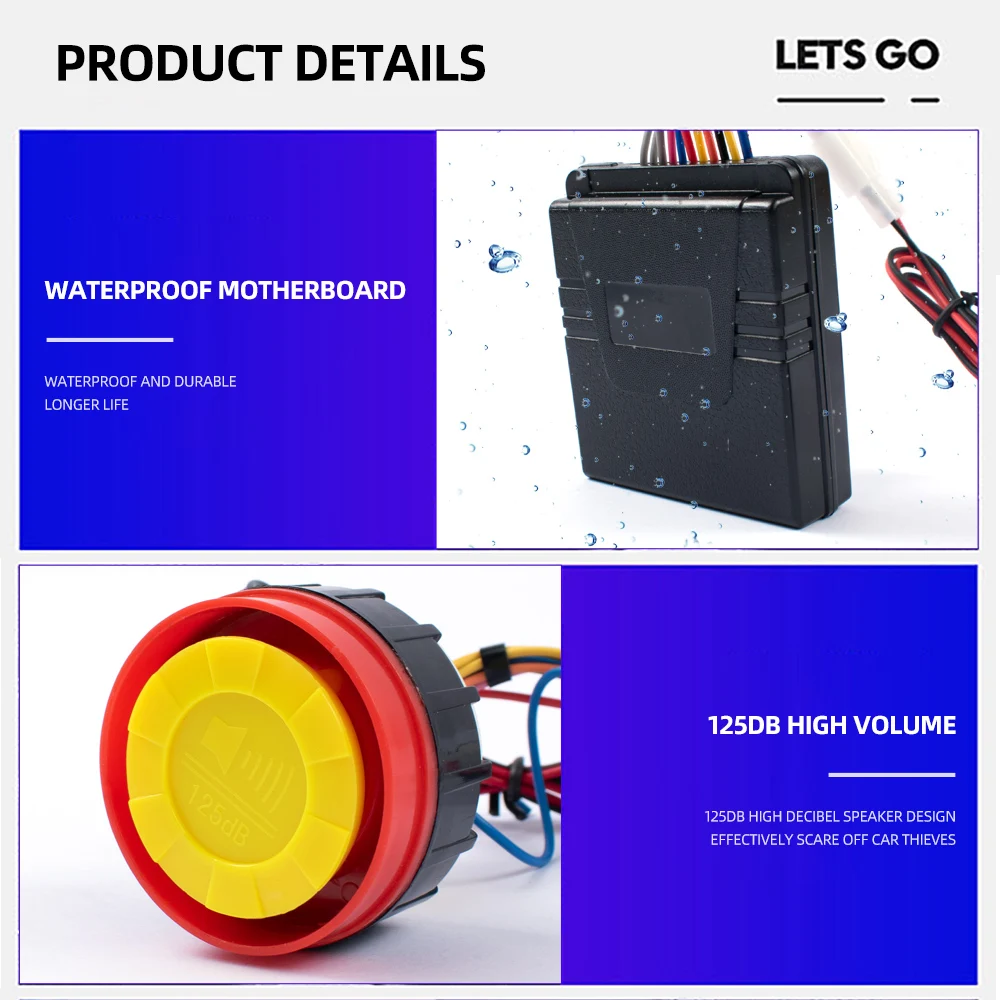 Anti-Theft  Remote Control Engine Start Motor Bike Anti-Hijacking Cutting Off Remote Engine Motorcycle Alarm Security System