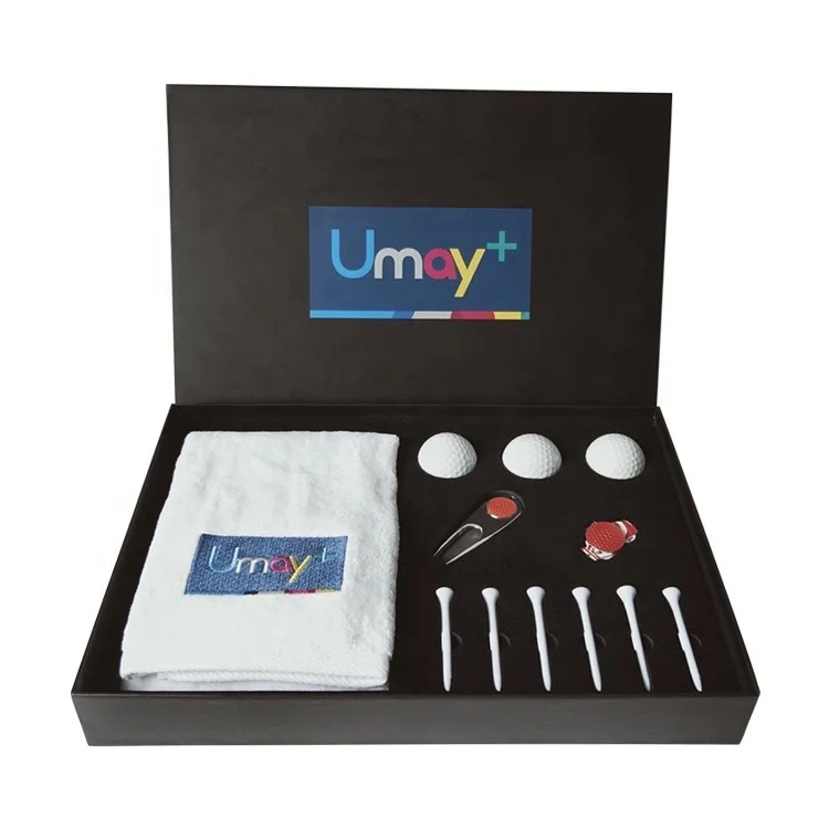Newest Wholesale Custom Upscale Golf Towel Gifts Set for Golf Gift Suit