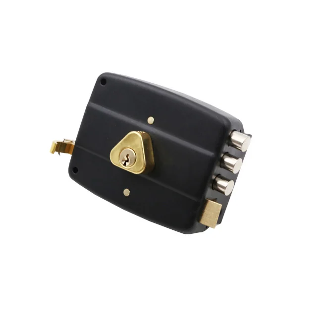 Steel Gate Turned Levers For Rim Lock Opening With Key  Heavy Lever Rim Lock Suppliers With Latch