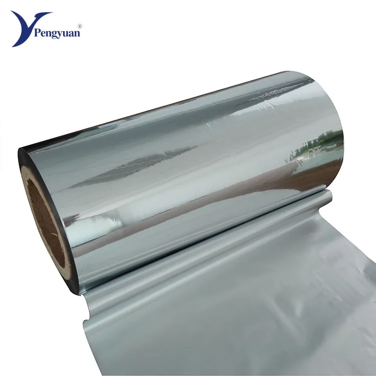 Factory direct sales pe/pet coated aluminum metalized film for compound bubbles