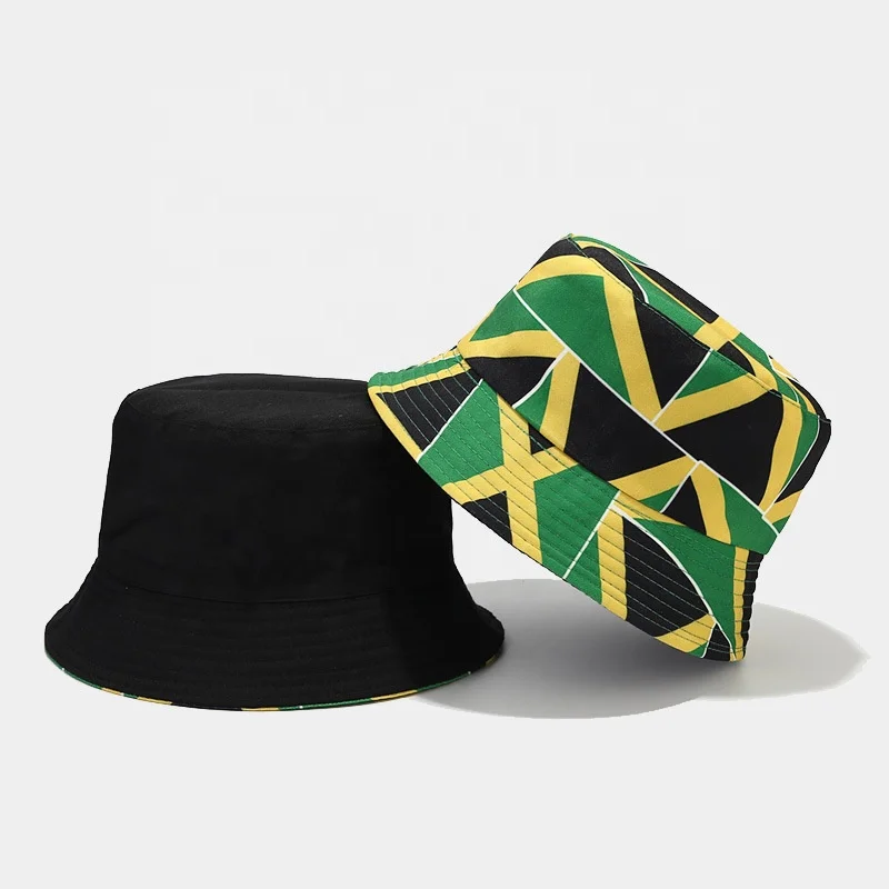 Custom Flag Printing Fisherman Hat Sunscreen European Football Flower UK Hat For Outdoor Sport
