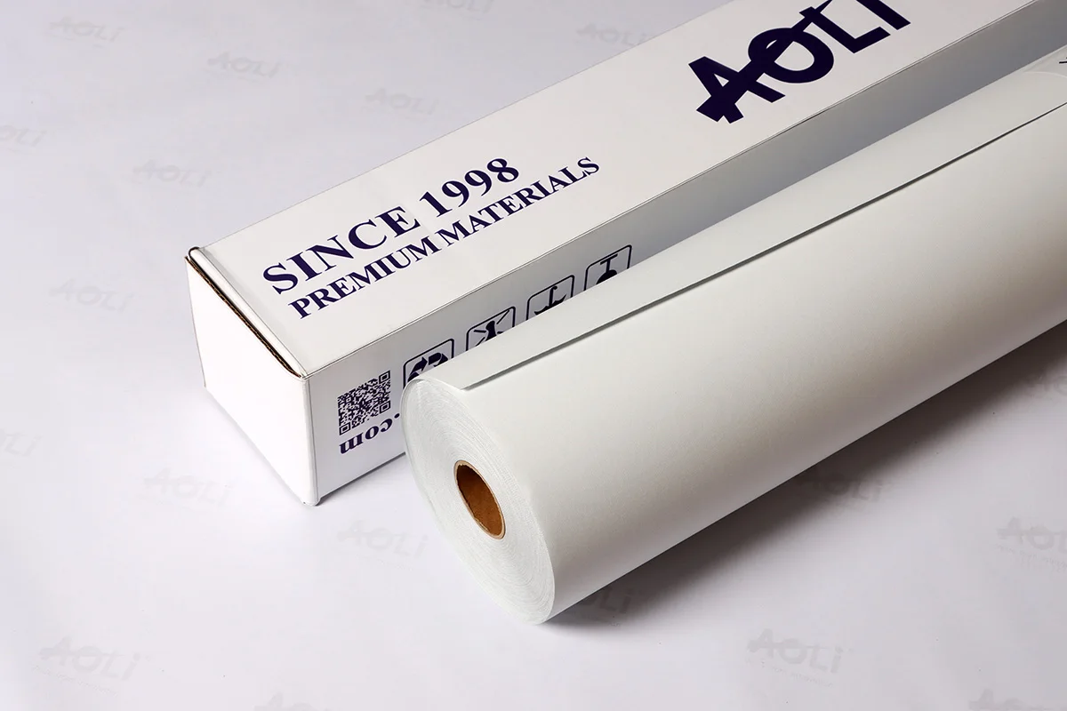 Aoli eco printing Good weather resistance fine art canvas roll primed white canvas painting for large canvas roll